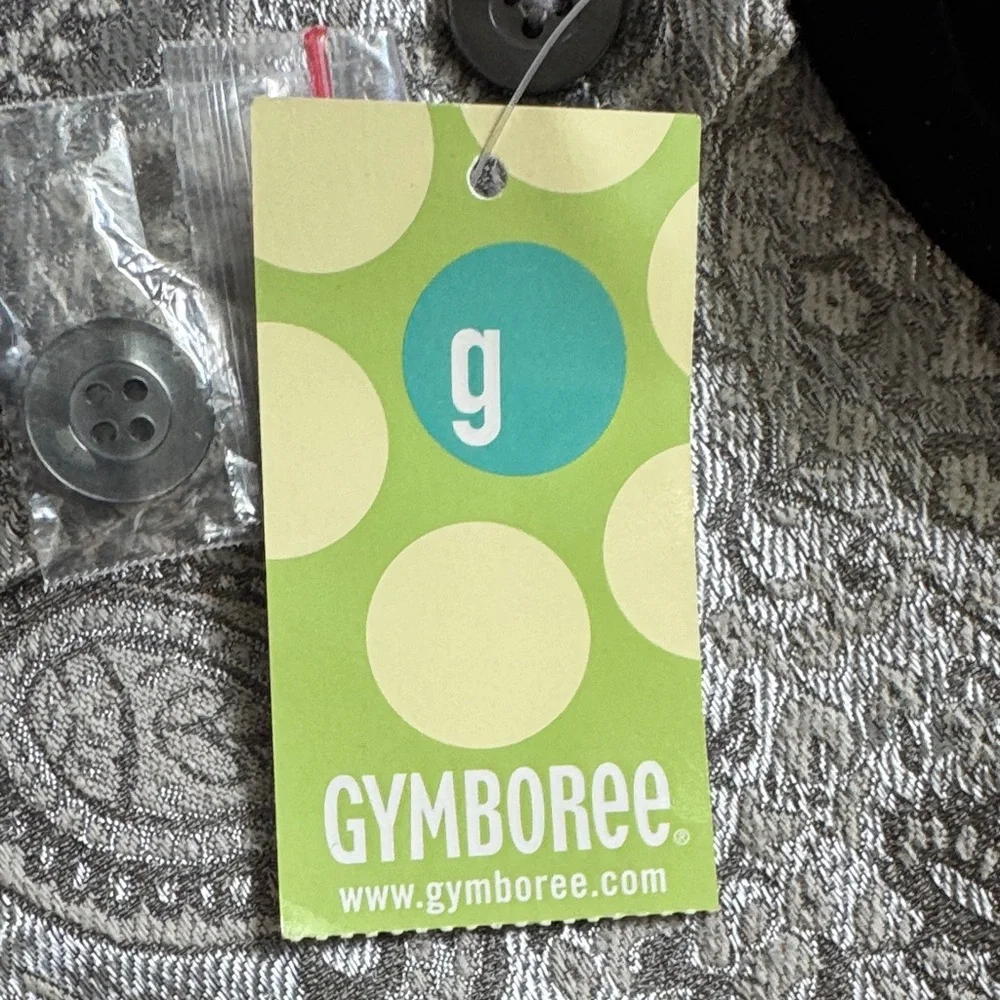 New With Tags Gymboree Paisley Coat with Black Velvet Collar